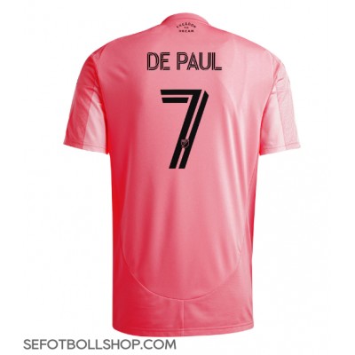 Billiga Inter Miami Rodrigo De Paul #7 Hemma fotbollskläder 2025-26 Kortärmad Billiga Inter Miami Rodrigo De Paul #7 Hemma fotbollskläder 2025-26 Kortärmad